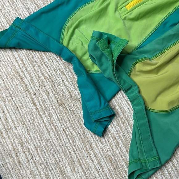 24m-2T short and long sleeve rashguards 1/2zip up - Picture 8 of 12